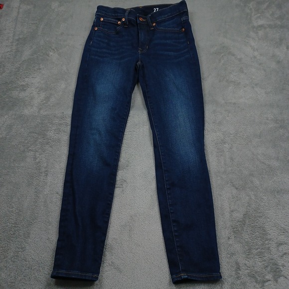 J.CREW Denim - J Crew Jeans Womens 27 Blue Denim Classic Toothpick Preppy Pockets Cotton